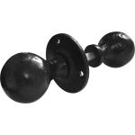 Ball Black Antique Rim Lock Door Knobs