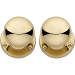 Sprung Mortice Door Knobs Polished Brass