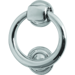 Ring Door Knocker 102mm Polished Chrome