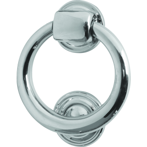 Ring Door Knocker 102mm Polished Chrome