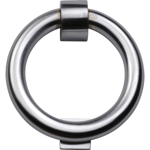 Ring Door Knocker 114mm Satin Chrome