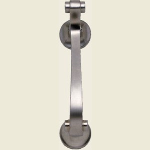 Scroll Door Knocker Satin Chrome