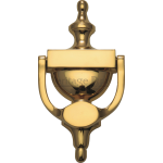 Urn Door Knocker 152mm Polished Brass