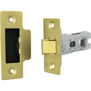  66mm Tubular Mortice Latch Polished Brass