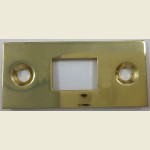 Door Latch Face Plate Polished Brass