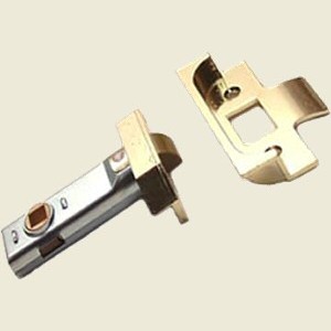  65mm Rebated Tubular Mortice Latch PB