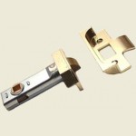  80mm Rebated Tubular Mortice Latch PB