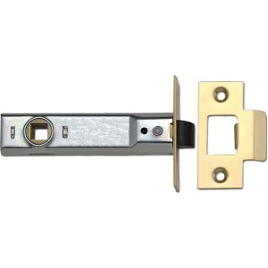  91mm Tubular Mortice Latch Polished Brass