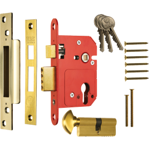 79mm ERA British Standard Euro Cylinder Sashlock Brass