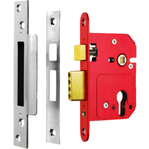 67mm ERA High Security Euro Cylinder Lock Case Polished Chrome
