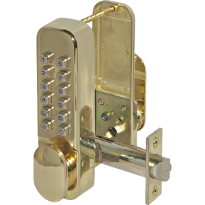 Digital Security Door Lock With Holdback