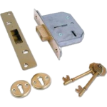 65mm 5 Lever Mortice Deadlock PB