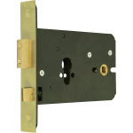 151mm Imperial Euro Cylinder Horizontal Sashlock Case Brass