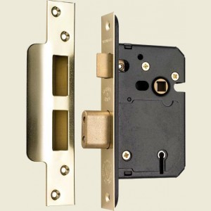 3 Inch 5 Lever BS Brass Mortice Sashlock