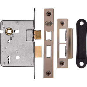 76mm 3-Lever Mortice Sashlock Antique Brass
