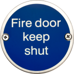 Fire Door Keep Shut Sign