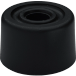 Small Black PVC Door Stop