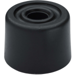 1 Inch Door Stop Black Rubber