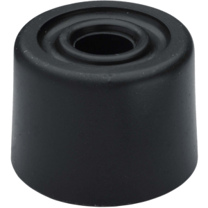 1 Inch Door Stop Black Rubber