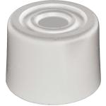 1 Inch Door Stop White Rubber