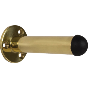 90mm Projection Door Stop On Rose Polished Brass