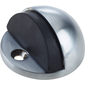 JV86 Satin Chrome Shielded Doorstop