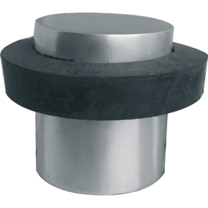 Cylindrical Door Stop Satin Aluminium