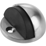 Oval Steel Door Stop Satin Stainless Steel