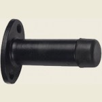 TC119 63mm Black Iron Projection Doorstop