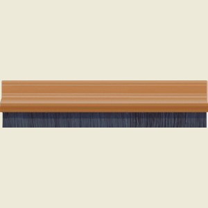 Brown Brush Strip Draft Excluder 914 x 18mm