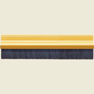 Gold Brush Strip Draft Excluder 2.1m x 18mm