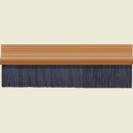 Brown Brush Strip Draft Excluder 914 x 30mm