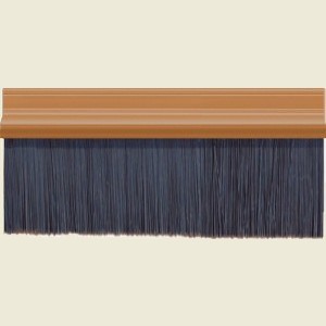 Brown Brush Strip Draft Excluder 914 x 50mm