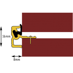 Gold Stable Door Center Seal 838mm