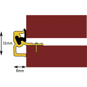 Gold Stable Door Center Seal 838mm