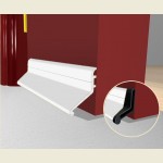 White Exitex Deflector 20 Weather Excluder