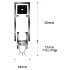 Drop Down Threshold Seal 435mm