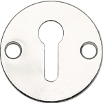 Victorian Open Escutcheon Polished Chrome