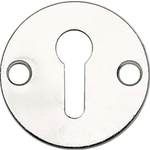 Victorian Open Escutcheon Polished Chrome