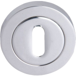 Keyhole Escutcheon Polished Chrome