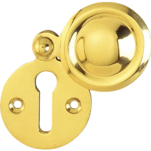 Victorian Brass Covered Escutcheon PB