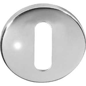 Open Keyhole Escutcheon Polished Stainless Steel