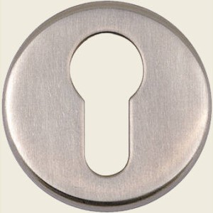 JSS02 Satin Stainless Steel Euro Profile Escutcheon