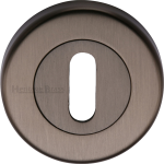 53mm Round Standard Key Escutcheon Matt Bronze