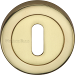 53mm Round Standard Key Escutcheon Polished Brass