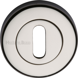 53mm Round Standard Key Escutcheon Polished Nickel