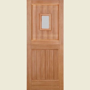 32 x 80 1-Light Straight Top Stable Door Obscure Glazed