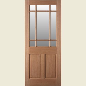 32 x 80 Bosworth Hardwood Door Clear Glazed