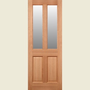 34 x 82 Malton Hardwood Door Clear Glazed 864 x 2082