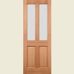 30 x 78 Malton Hardwood Door Obscure Glass 762 x 1981